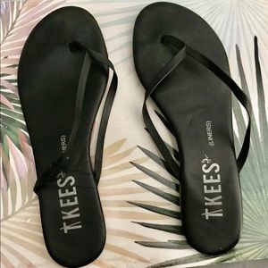 Tkees Black Liners Sandals
